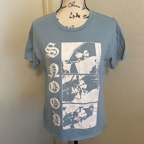Tops - Snoop Dogg Blue Graphic Shirt